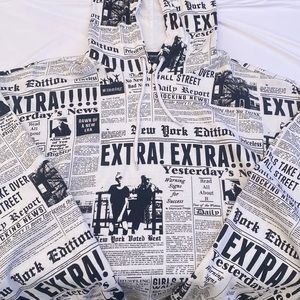 Newsprint hoodie
